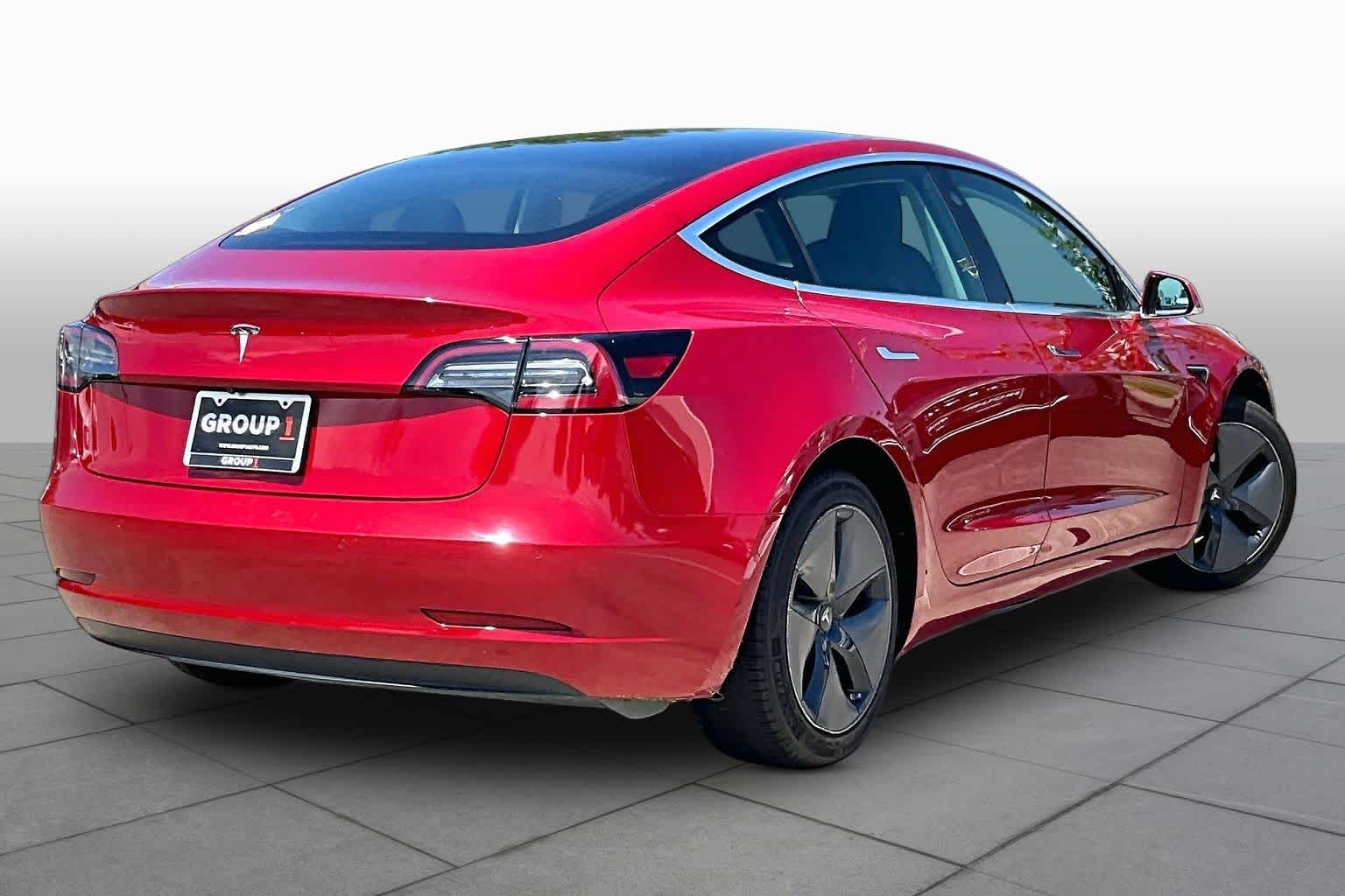 2020 Tesla Model 3 Standard Range Plus Red Multi-Coat at Beck & Masten Kia