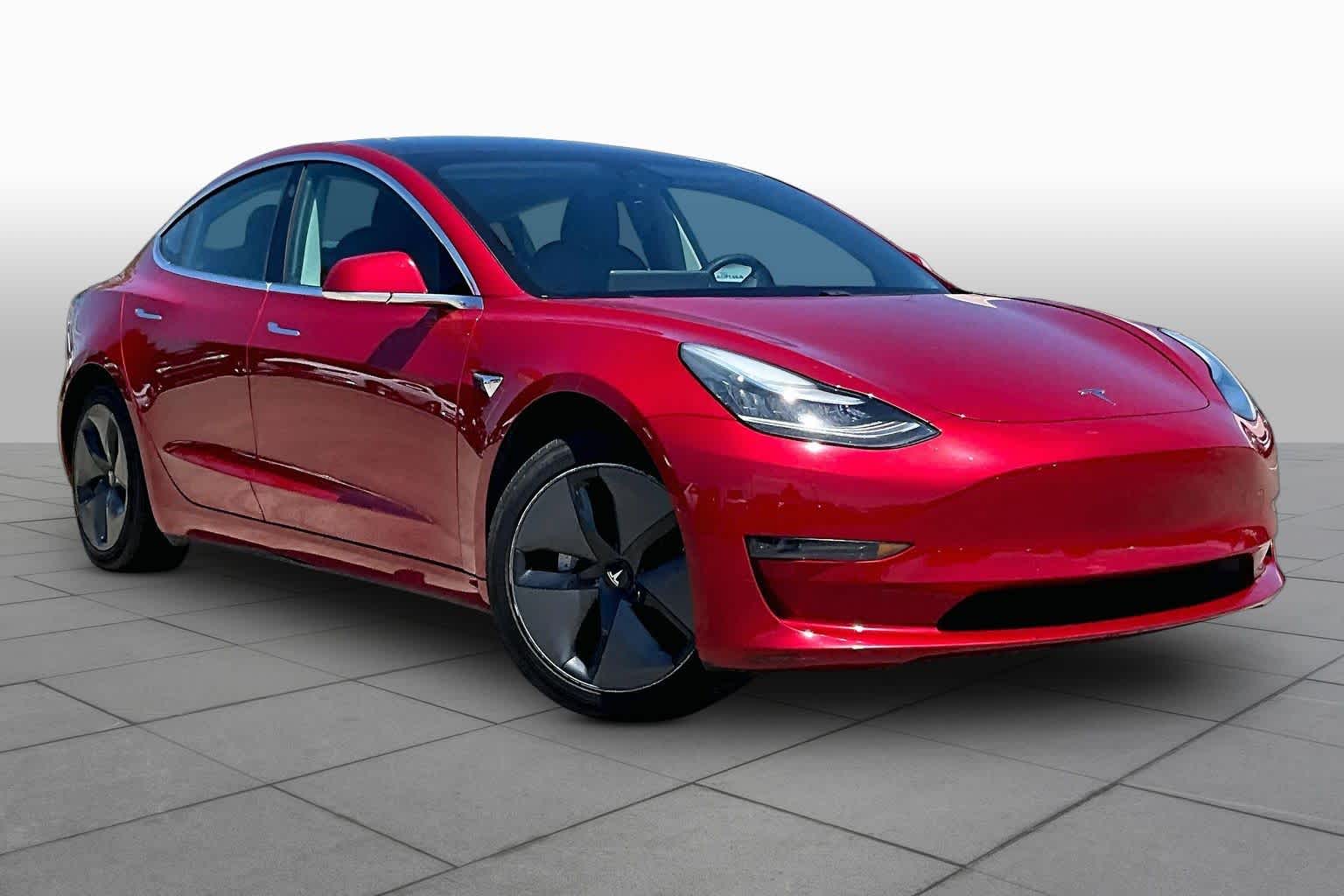 2020 Tesla Model 3 Standard Range Plus Red Multi-Coat at Beck & Masten Kia