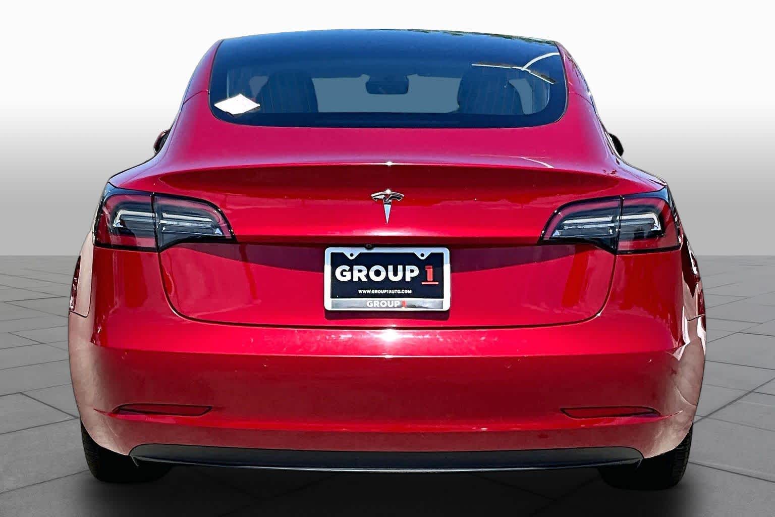 2020 Tesla Model 3 Standard Range Plus Red Multi-Coat at Beck & Masten Kia