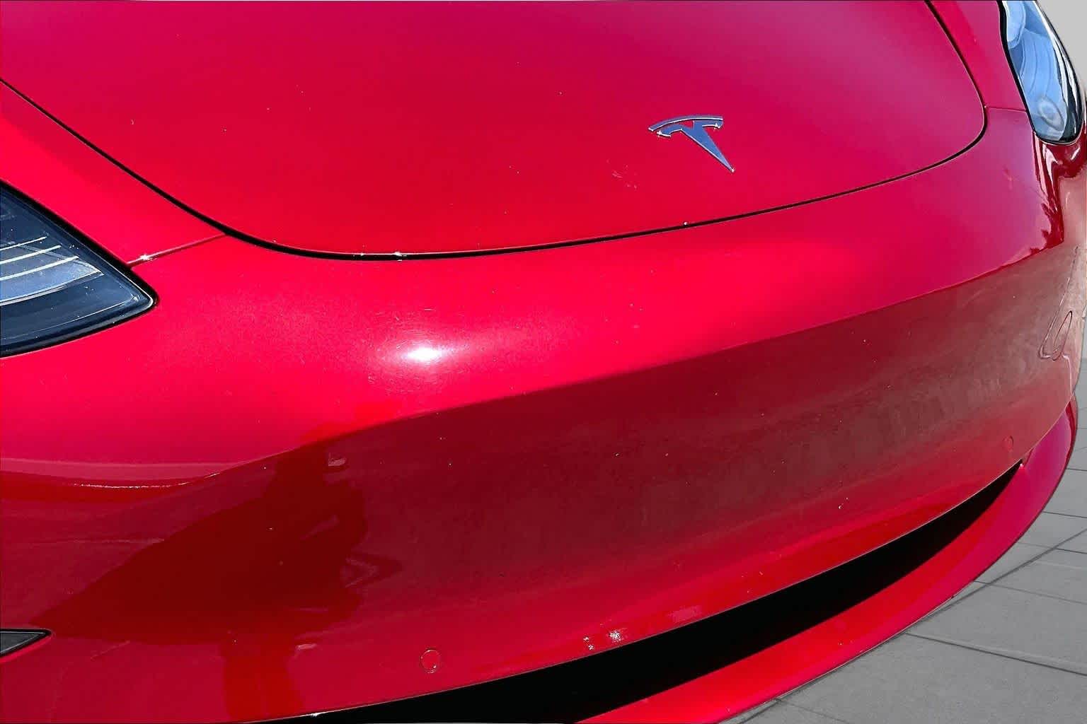 2020 Tesla Model 3 Standard Range Plus Red Multi-Coat at Beck & Masten Kia