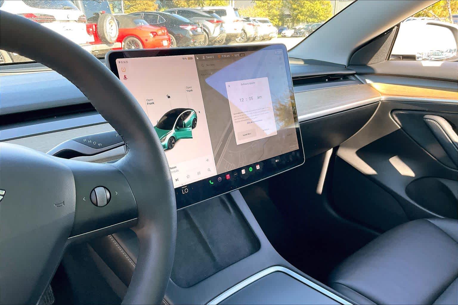 2021 Tesla Model 3 Long Range Pearl White Multi-Coat at AutoNation USA Houston