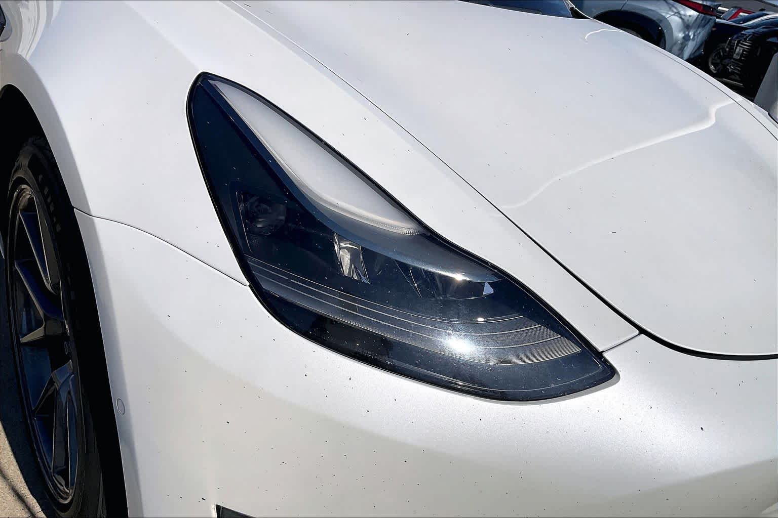 2021 Tesla Model 3 Long Range Pearl White Multi-Coat at AutoNation USA Houston