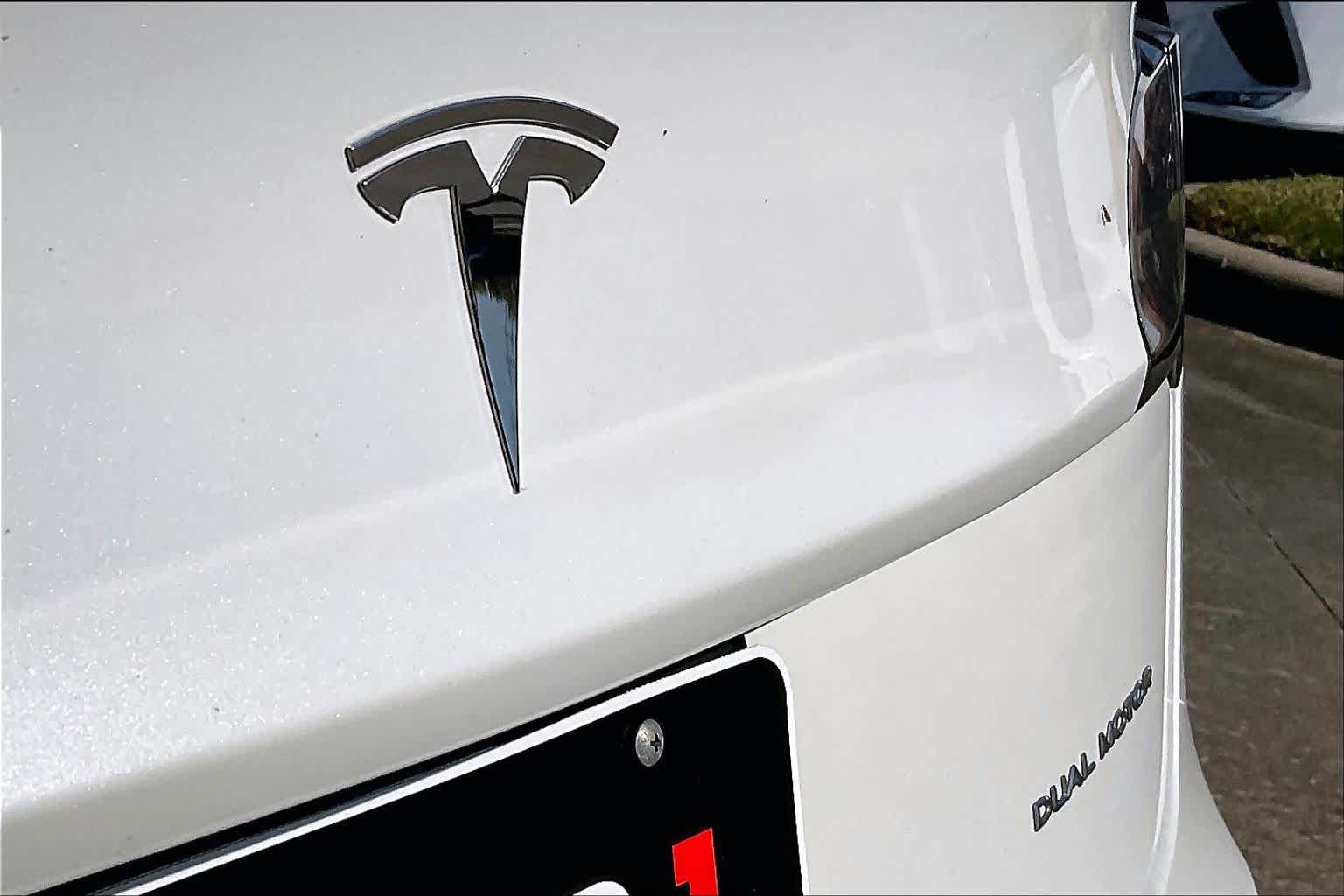 2021 Tesla Model 3 Long Range Pearl White Multi-Coat at AutoNation USA Houston