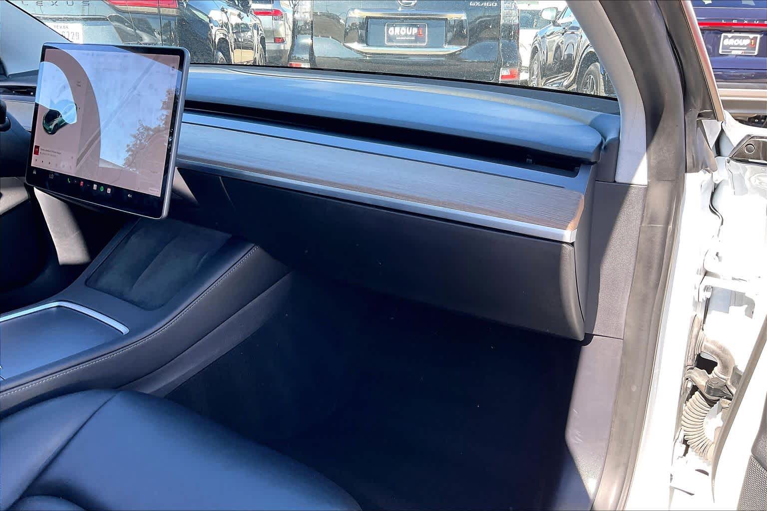 2021 Tesla Model 3 Long Range Pearl White Multi-Coat at AutoNation USA Houston