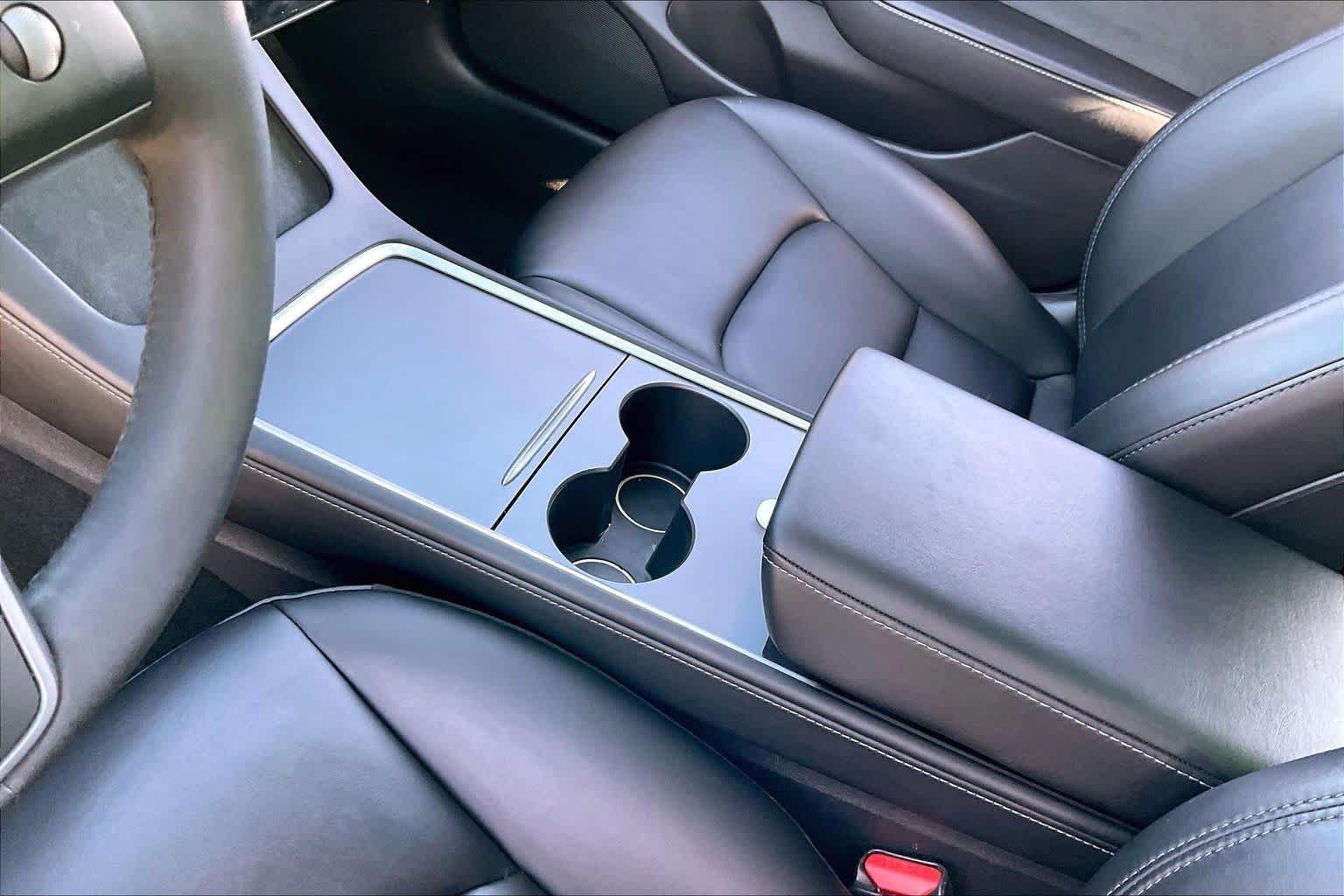 2021 Tesla Model 3 Long Range Pearl White Multi-Coat at AutoNation USA Houston