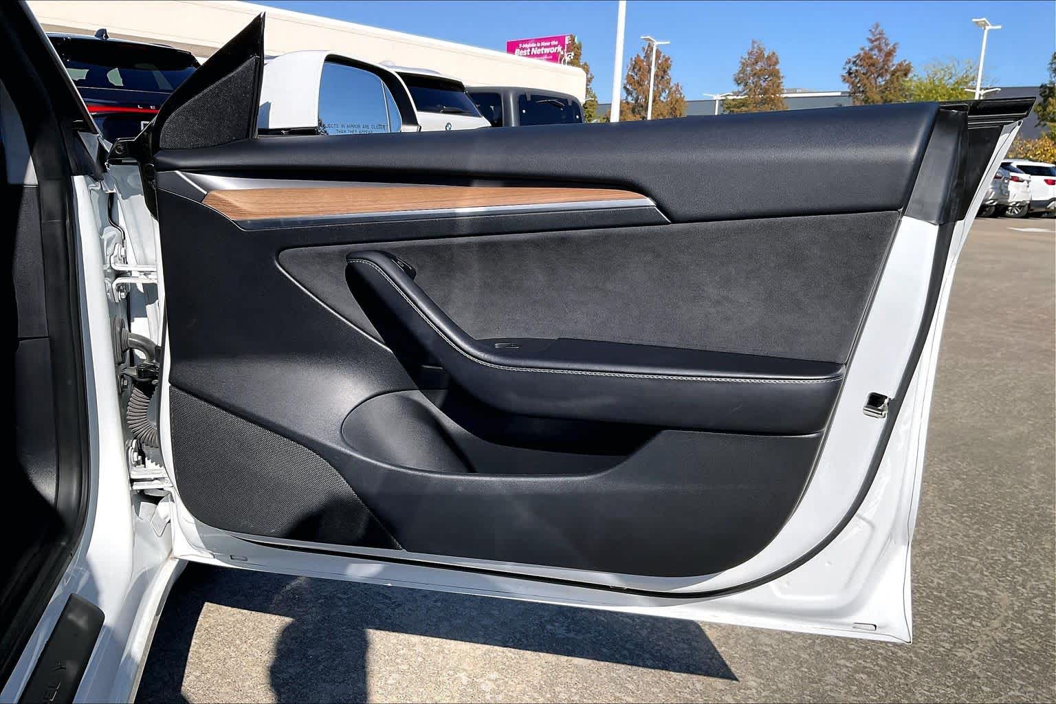 2021 Tesla Model 3 Long Range Pearl White Multi-Coat at AutoNation USA Houston