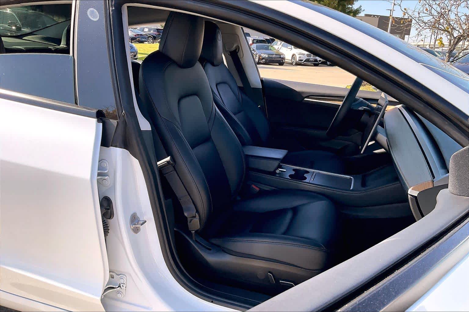 2021 Tesla Model 3 Long Range Pearl White Multi-Coat at AutoNation USA Houston