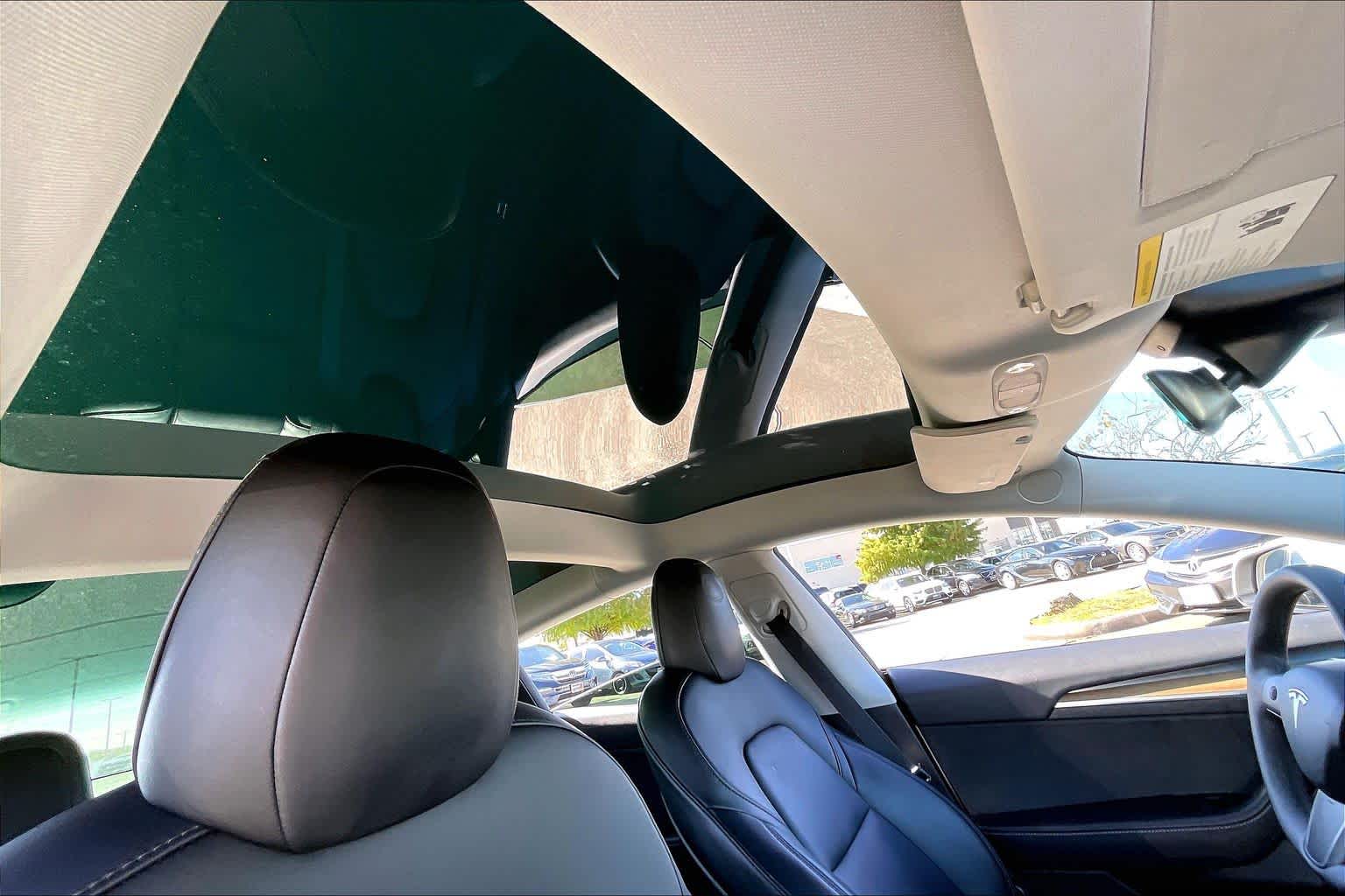 2021 Tesla Model 3 Long Range Pearl White Multi-Coat at AutoNation USA Houston