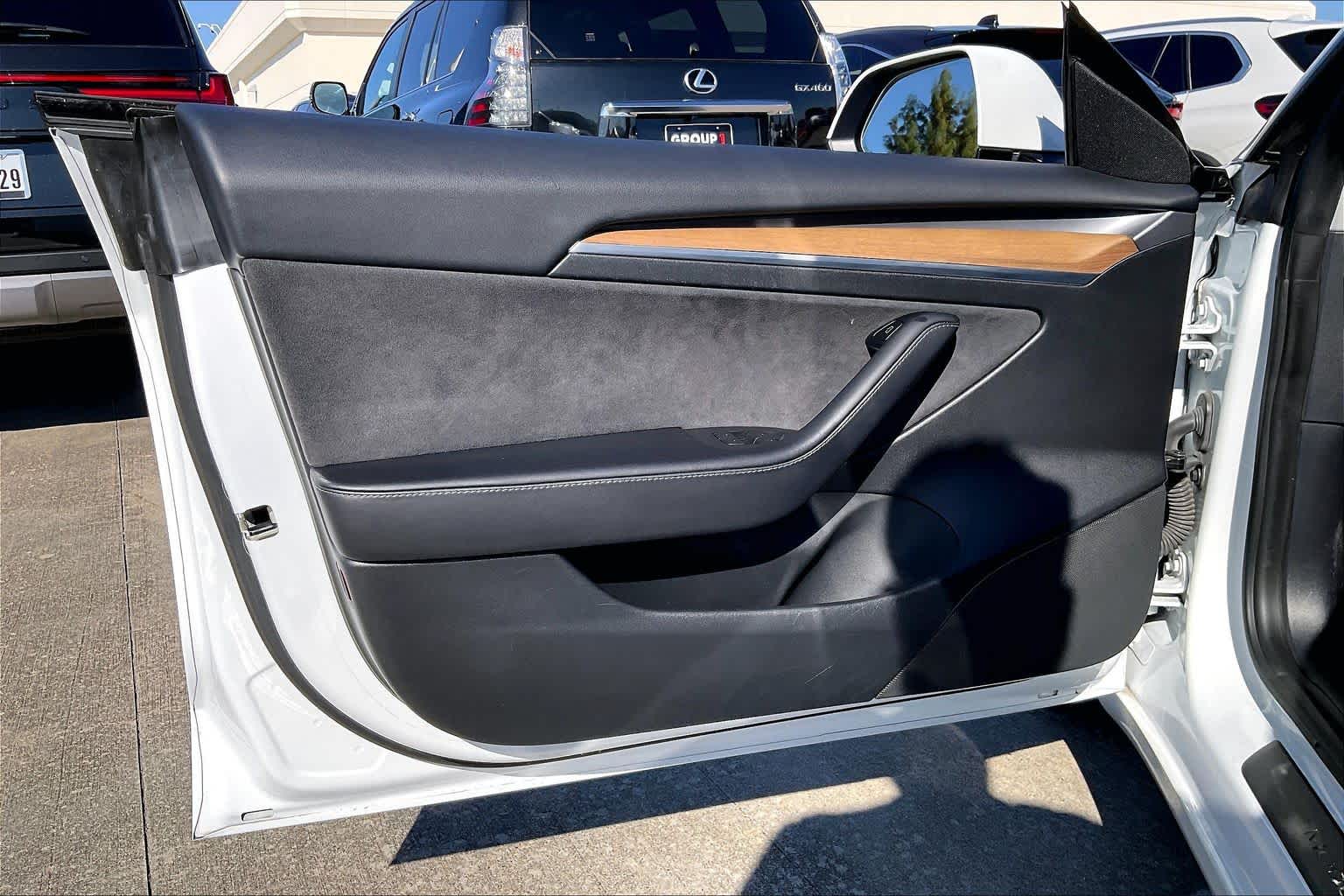 2021 Tesla Model 3 Long Range Pearl White Multi-Coat at AutoNation USA Houston