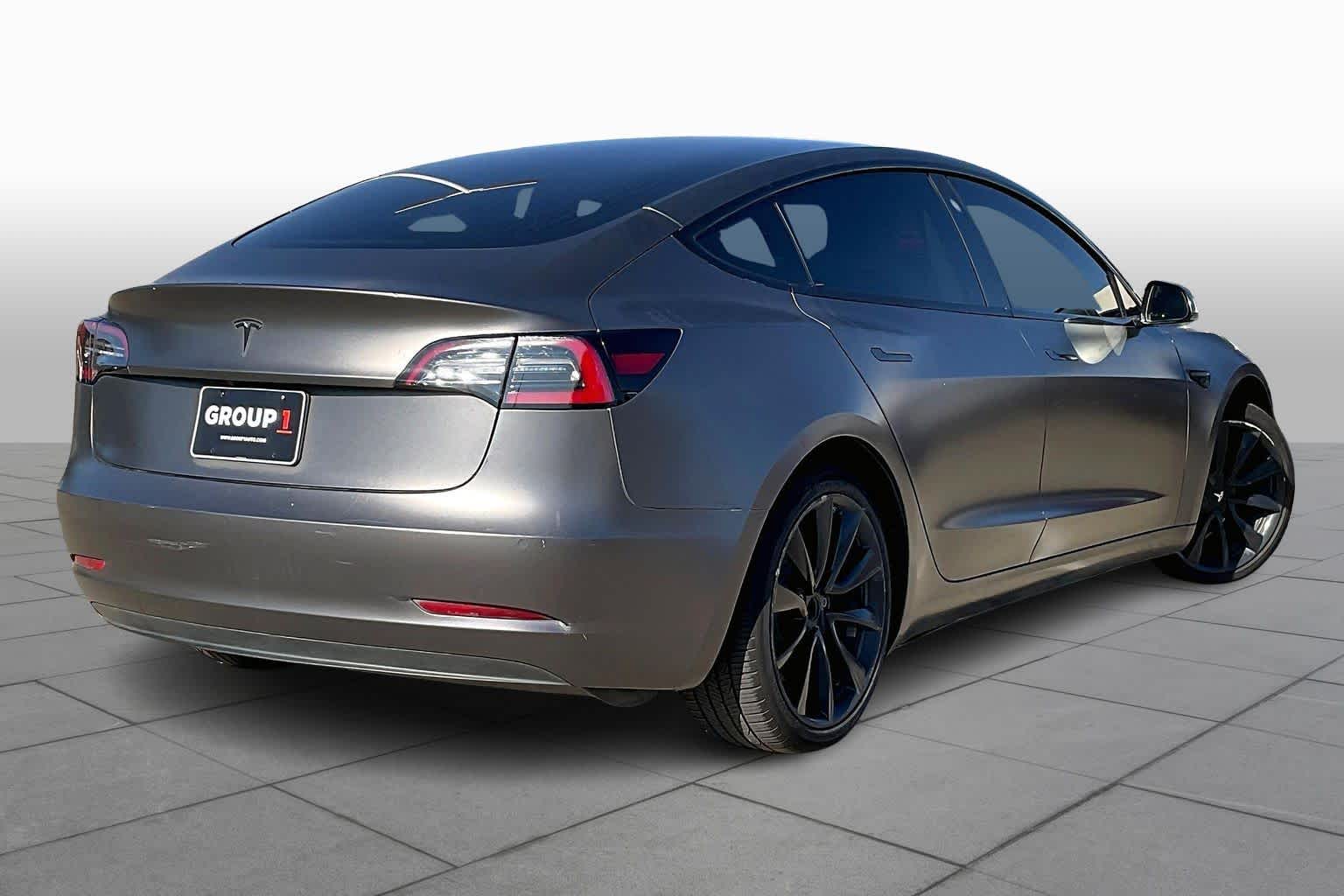 2019 Tesla Model 3 Long Range Solid Black at AutoNation Ford Gulf Fwy