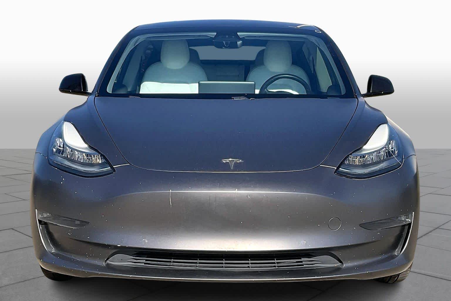 2019 Tesla Model 3 Long Range Solid Black at AutoNation Ford Gulf Fwy
