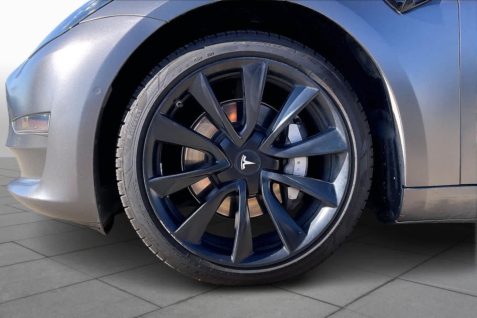 2019 Tesla Model 3 Long Range Solid Black at AutoNation Ford Gulf Fwy