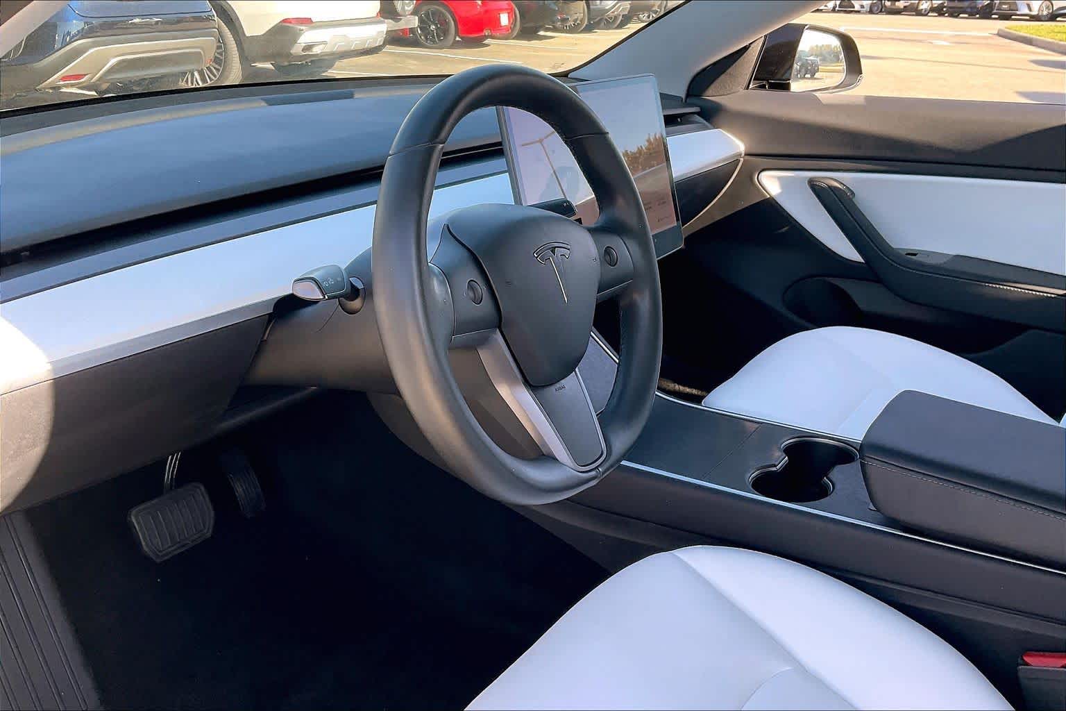 2019 Tesla Model 3 Long Range Solid Black at AutoNation Ford Gulf Fwy