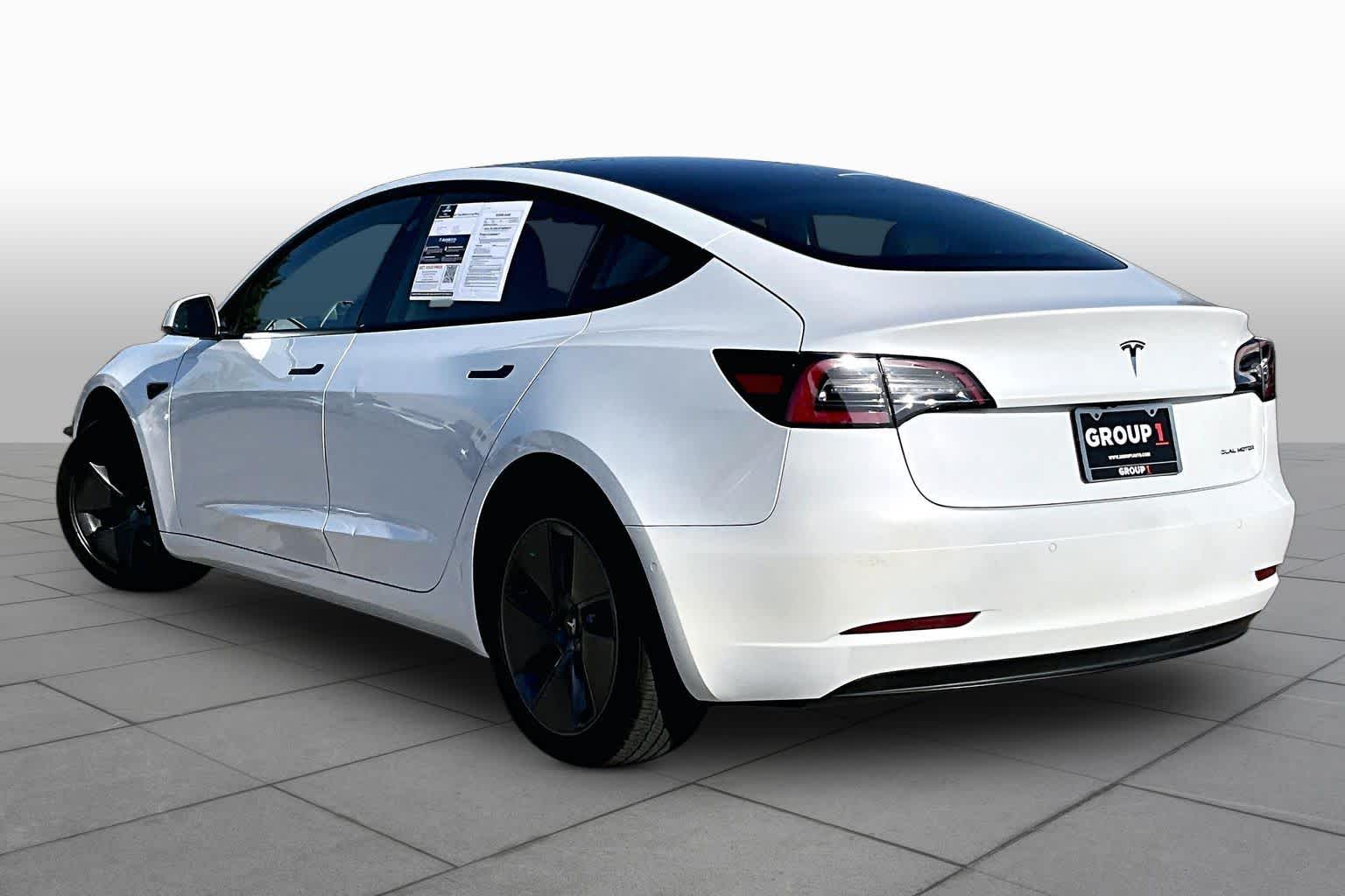 2022 Tesla Model 3 Long Range Pearl White Multi-Coat at Lexus Southwest Houston