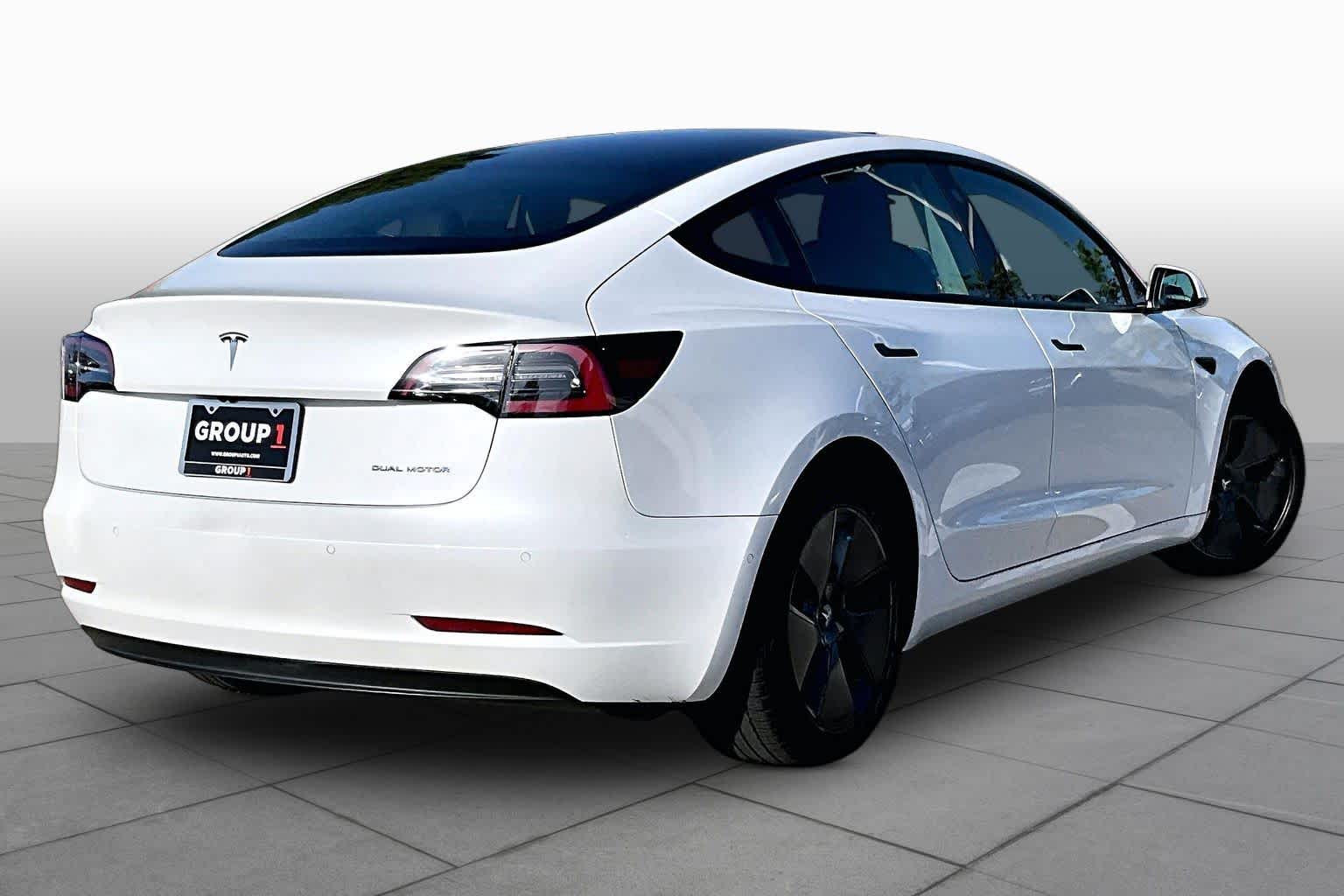 2022 Tesla Model 3 Long Range Pearl White Multi-Coat at Lexus Southwest Houston