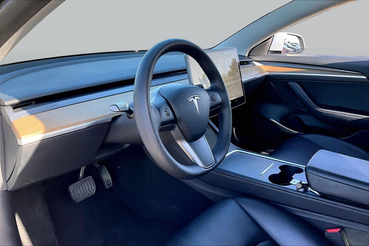 2022 Tesla Model 3 Long Range Pearl White Multi-Coat at Lexus Southwest Houston