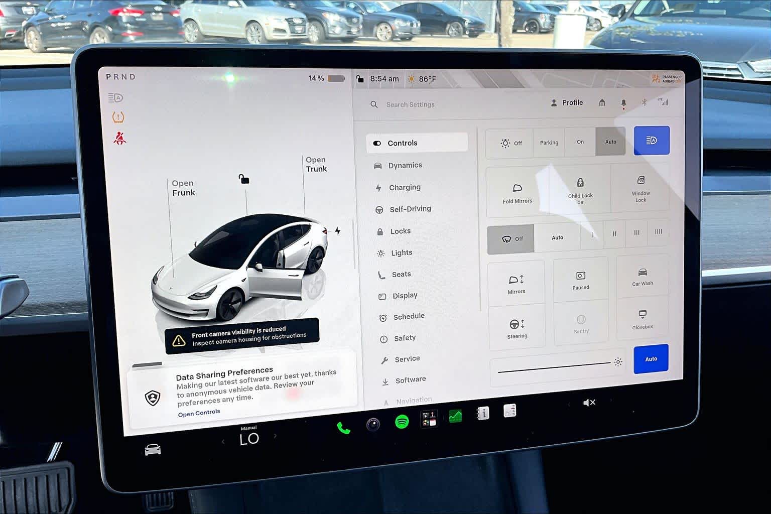 2022 Tesla Model 3 Long Range Pearl White Multi-Coat at Mercedes-Benz of Houston North