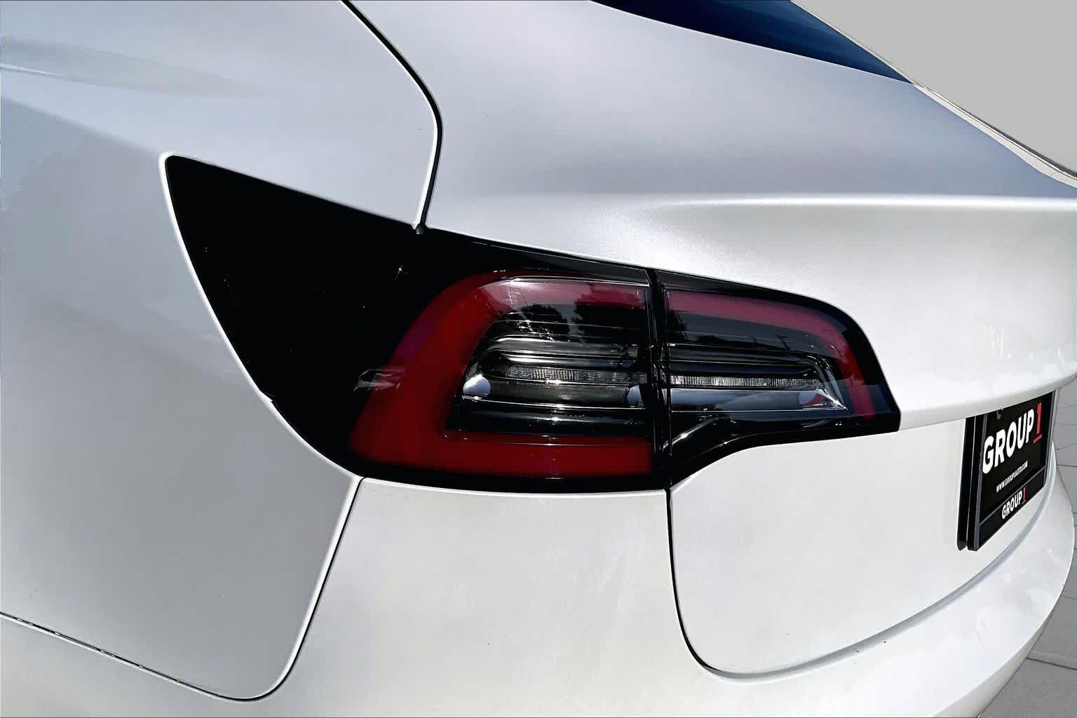 2022 Tesla Model 3 Long Range Pearl White Multi-Coat at Mercedes-Benz of Houston North