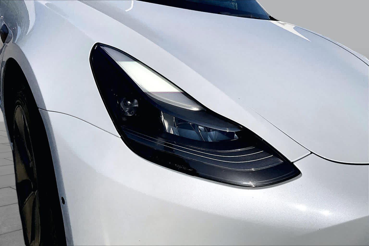 2022 Tesla Model 3 Long Range Pearl White Multi-Coat at Mercedes-Benz of Houston North