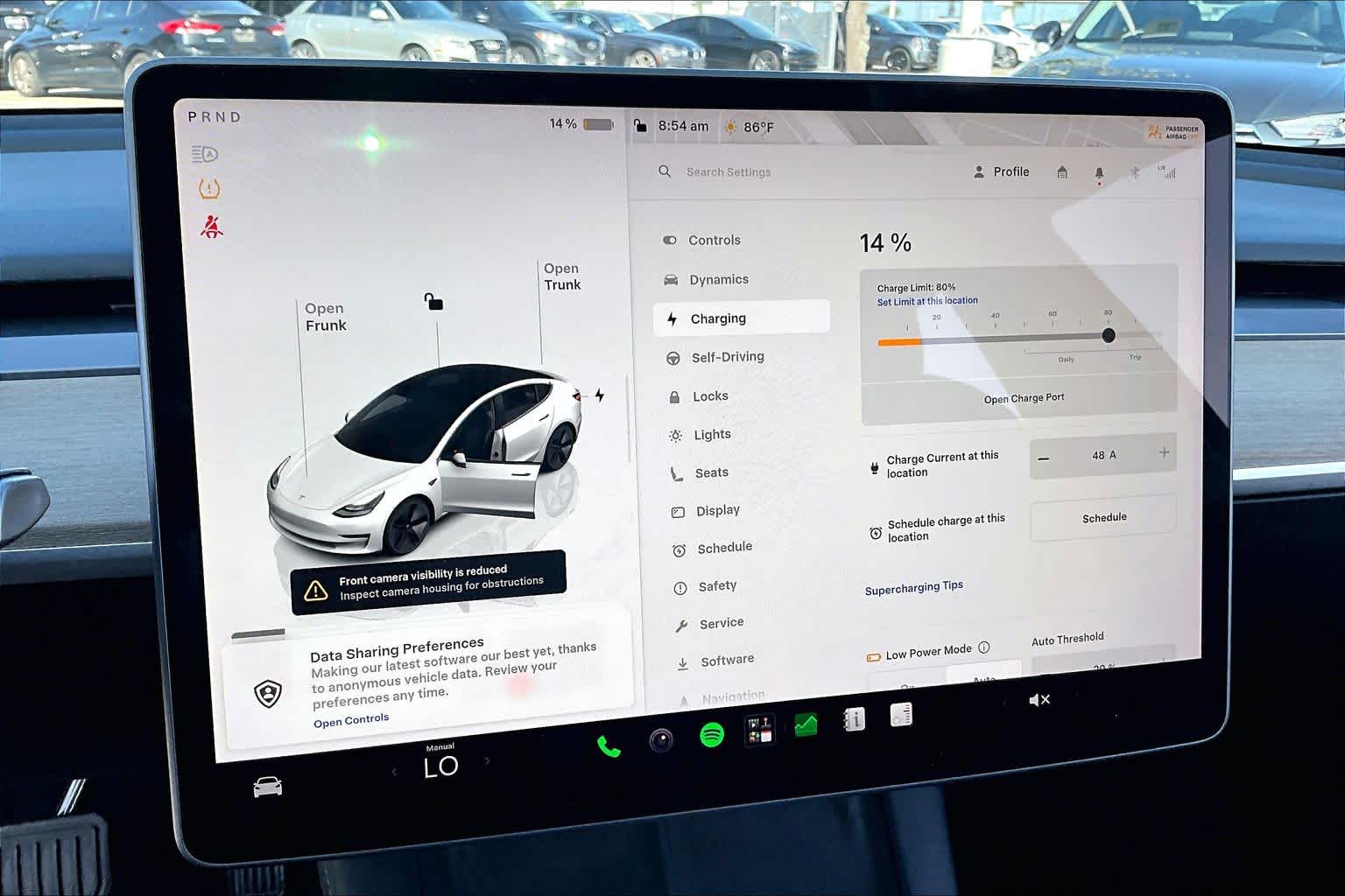 2022 Tesla Model 3 Long Range Pearl White Multi-Coat at Mercedes-Benz of Houston North