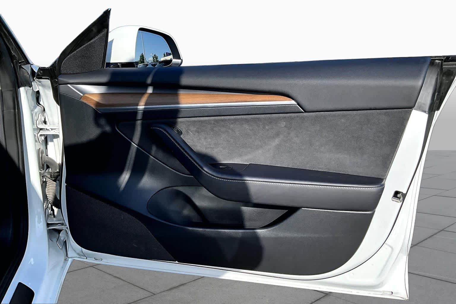 2022 Tesla Model 3 Long Range Pearl White Multi-Coat at Mercedes-Benz of Houston North