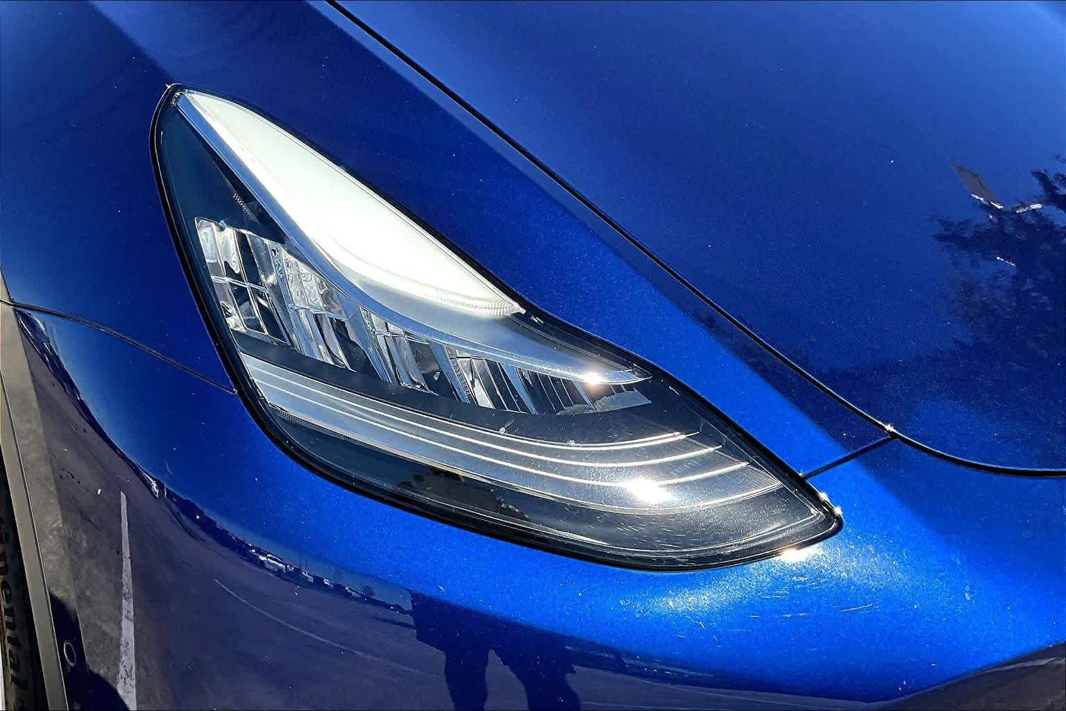 2021 Tesla Model Y Long Range Deep Blue Metallic at AutoNation USA Houston