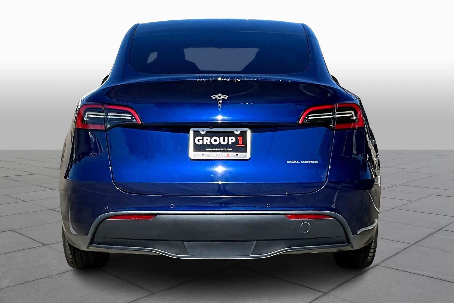 2021 Tesla Model Y Long Range Deep Blue Metallic at AutoNation USA Houston