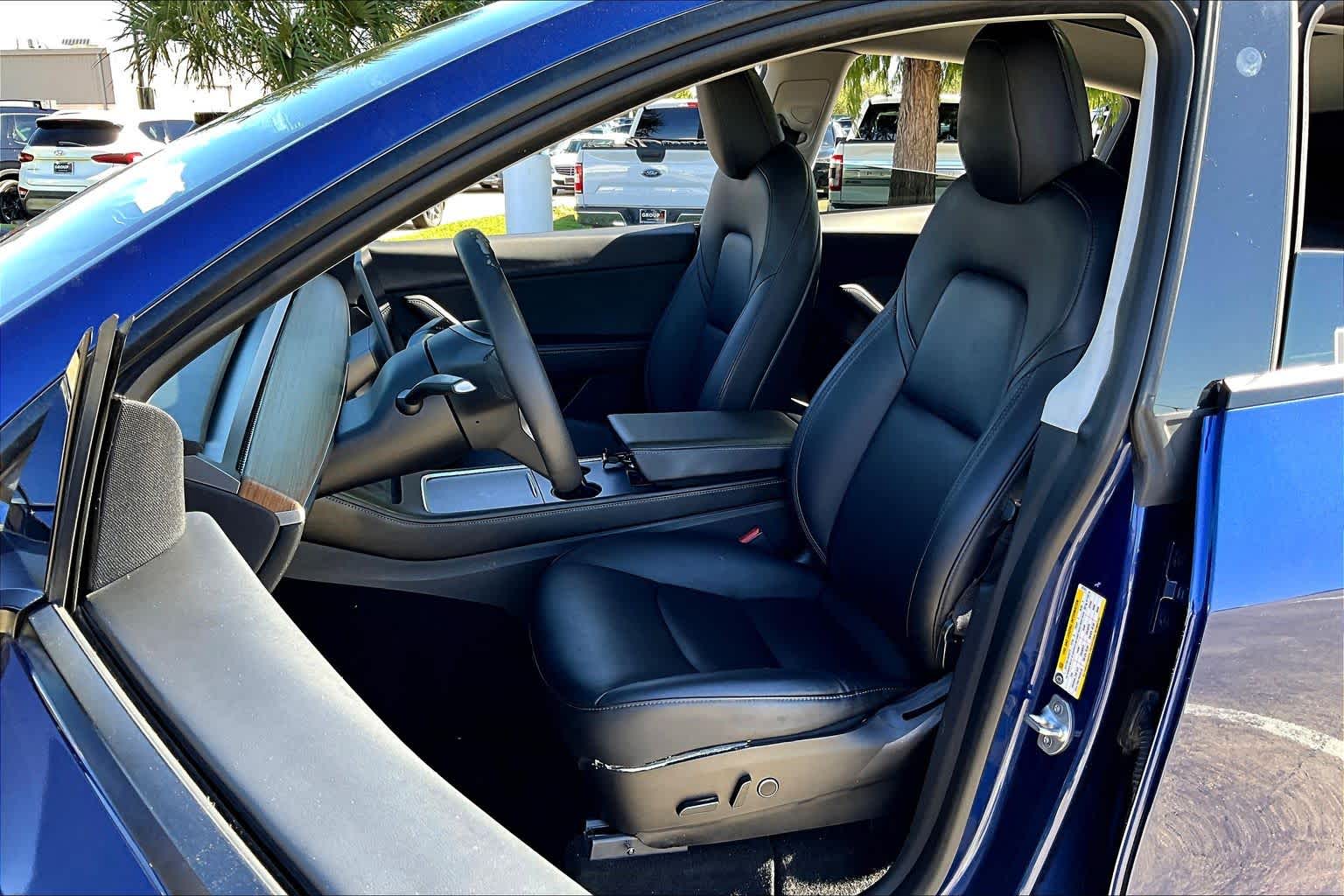 2021 Tesla Model Y Long Range Deep Blue Metallic at AutoNation USA Houston