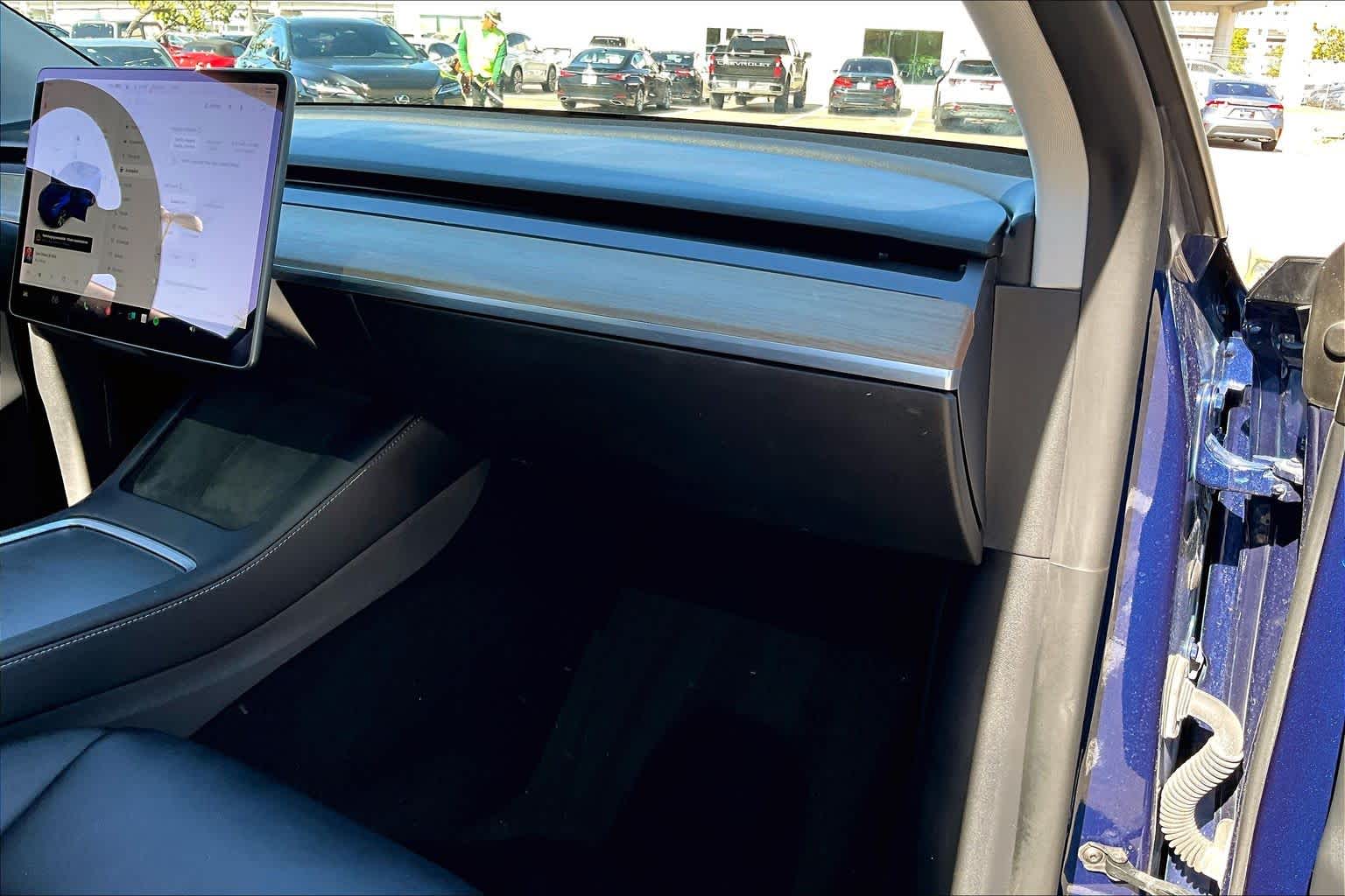 2021 Tesla Model Y Long Range Deep Blue Metallic at AutoNation USA Houston