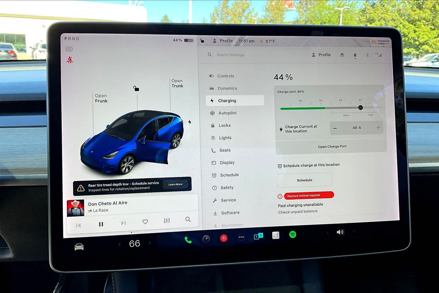 2021 Tesla Model Y Long Range Deep Blue Metallic at AutoNation USA Houston