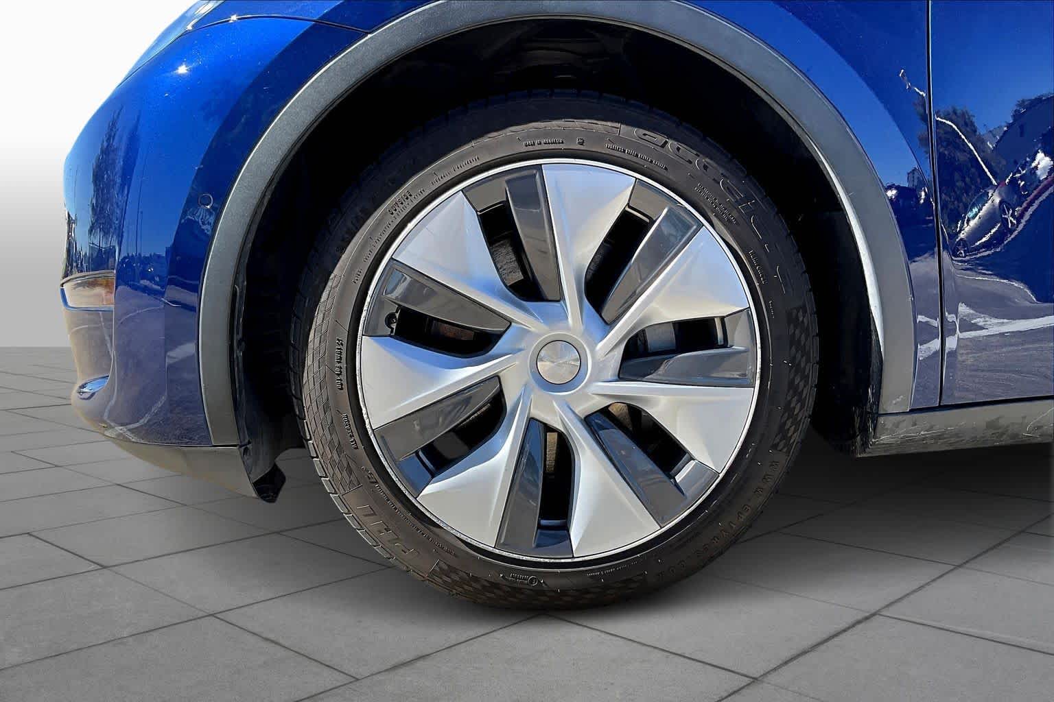 2021 Tesla Model Y Long Range Deep Blue Metallic at AutoNation USA Houston