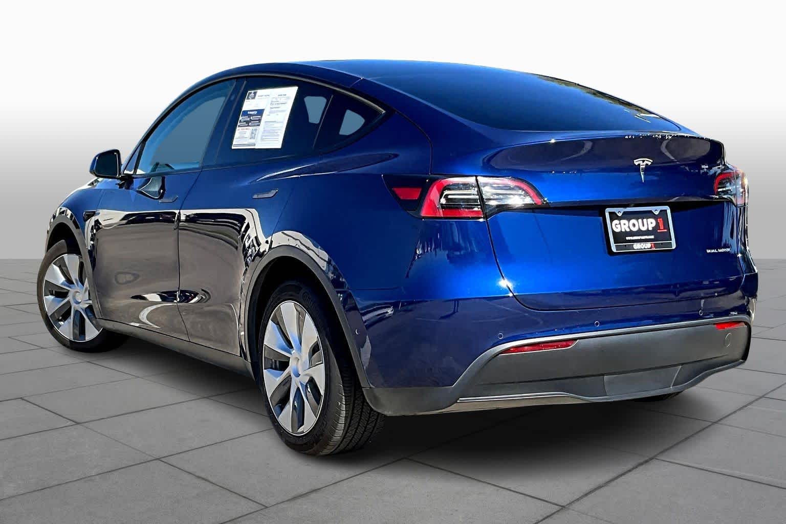 2021 Tesla Model Y Long Range Deep Blue Metallic at AutoNation USA Houston