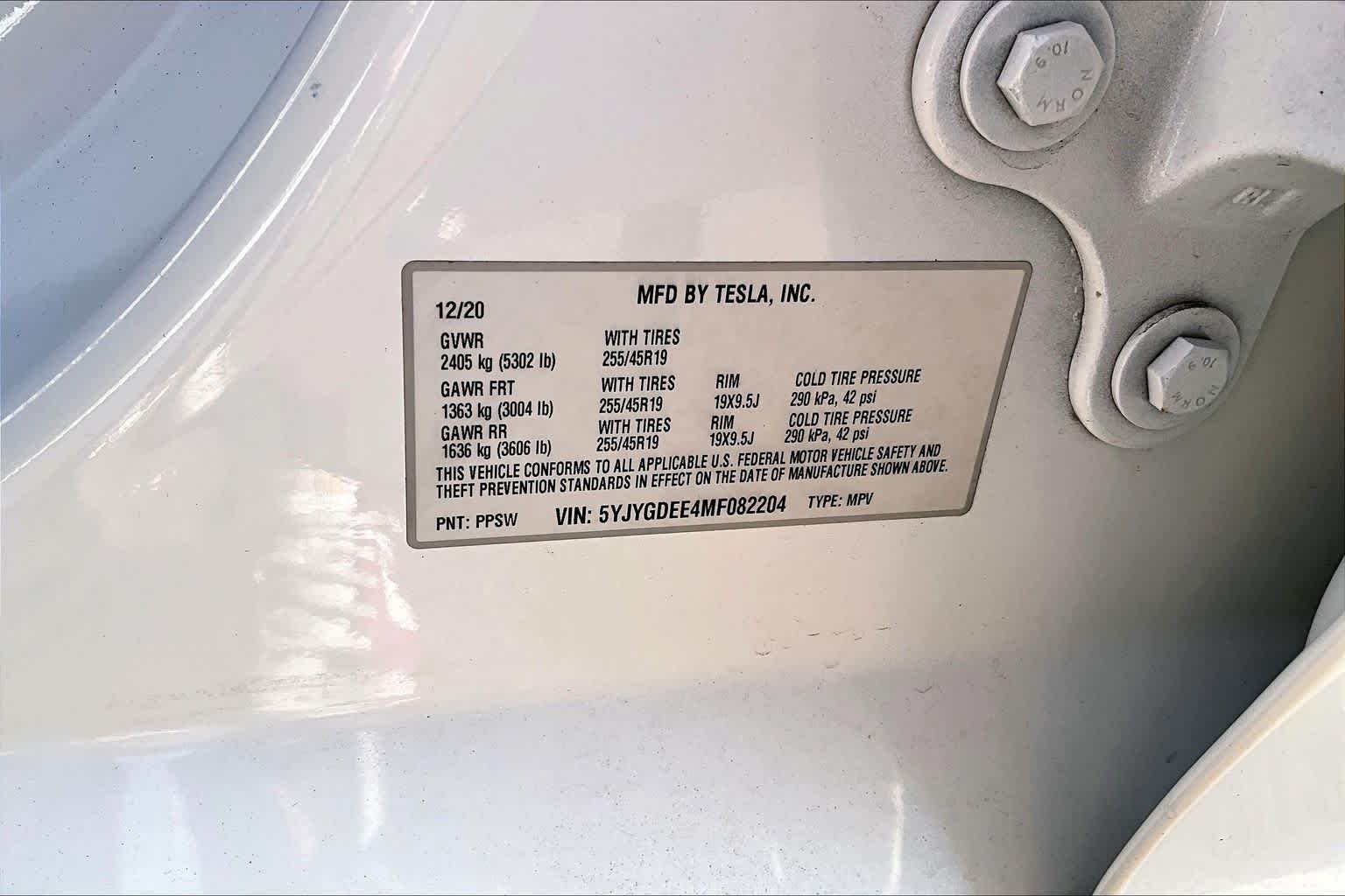 2021 Tesla Model Y Long Range Pearl White Multi-Coat at Auto Boutique Texas