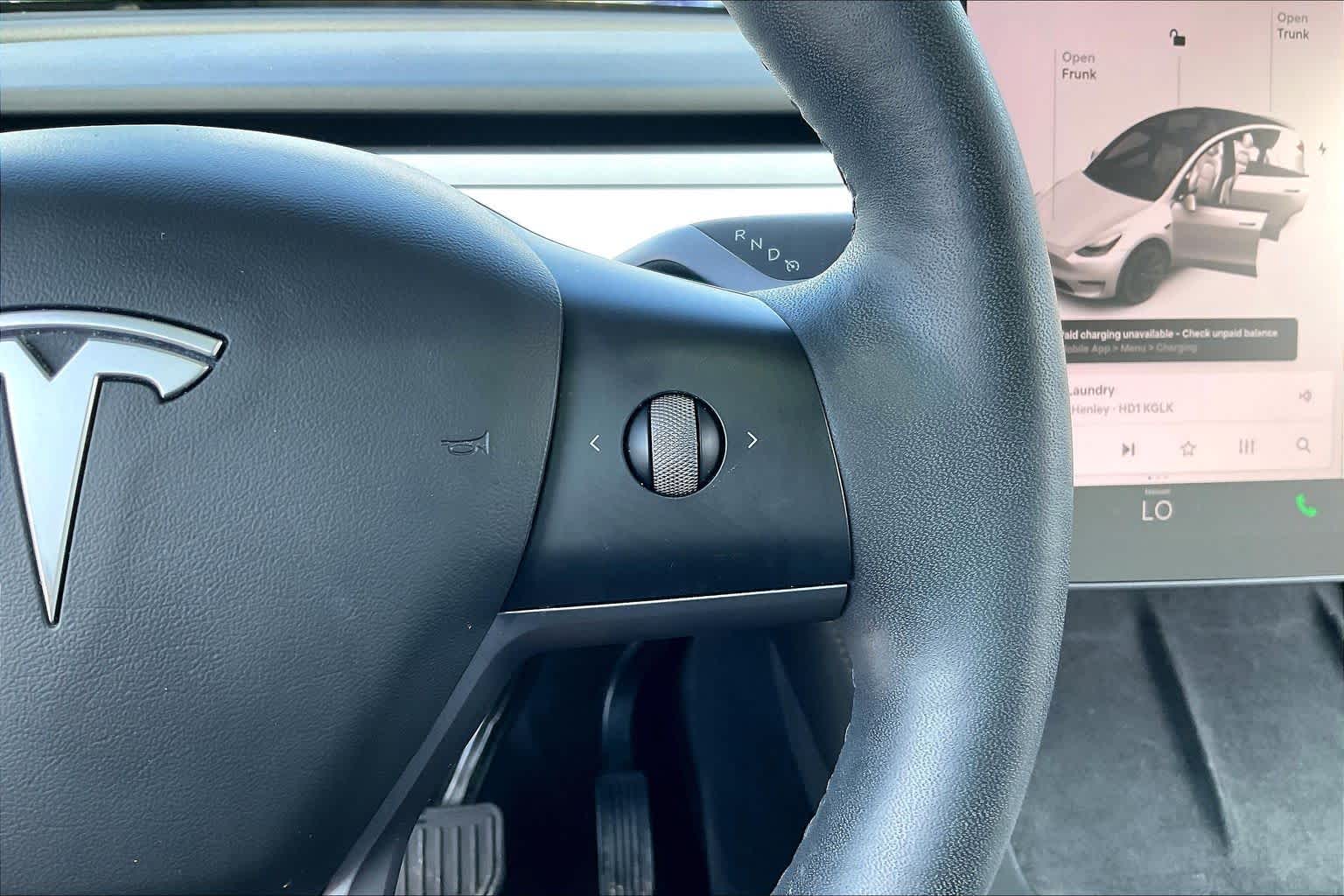 2021 Tesla Model Y Long Range Pearl White Multi-Coat at Tomball Ford