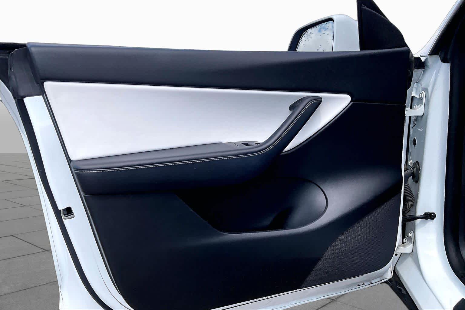 2021 Tesla Model Y Long Range Pearl White Multi-Coat at Tomball Ford