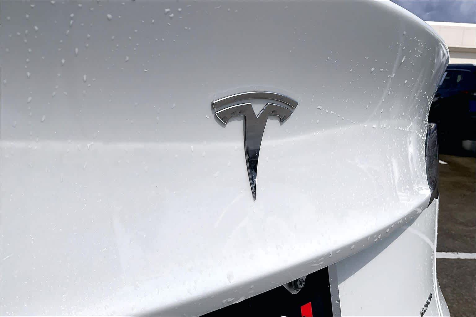 2021 Tesla Model Y Long Range Pearl White Multi-Coat at Tomball Ford