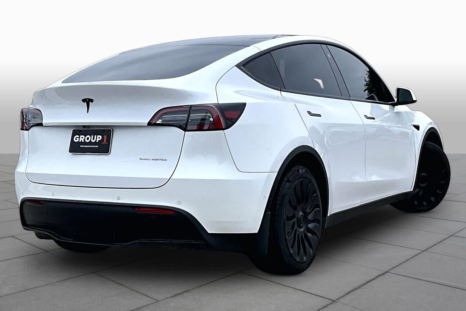 2021 Tesla Model Y Long Range Pearl White Multi-Coat at Westside Kia