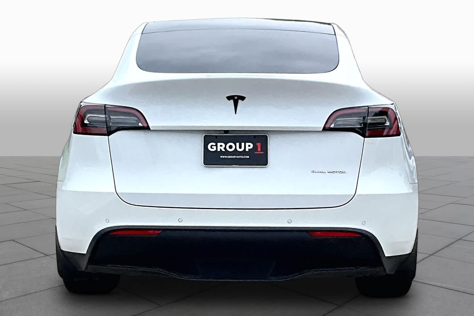 2021 Tesla Model Y Long Range Pearl White Multi-Coat at Westside Kia