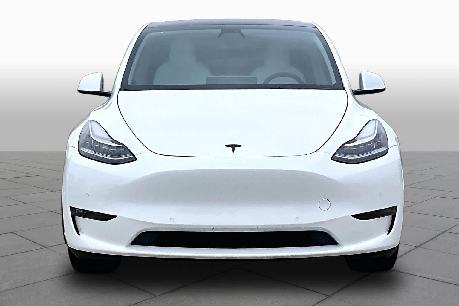 2021 Tesla Model Y Long Range Pearl White Multi-Coat at Westside Kia