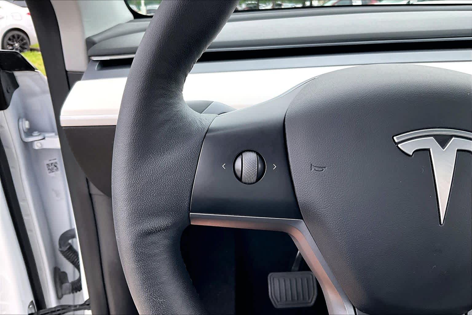 2021 Tesla Model Y Long Range Pearl White Multi-Coat at Westside Kia