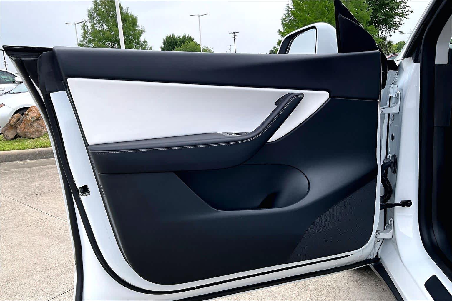 2021 Tesla Model Y Long Range Pearl White Multi-Coat at Westside Kia
