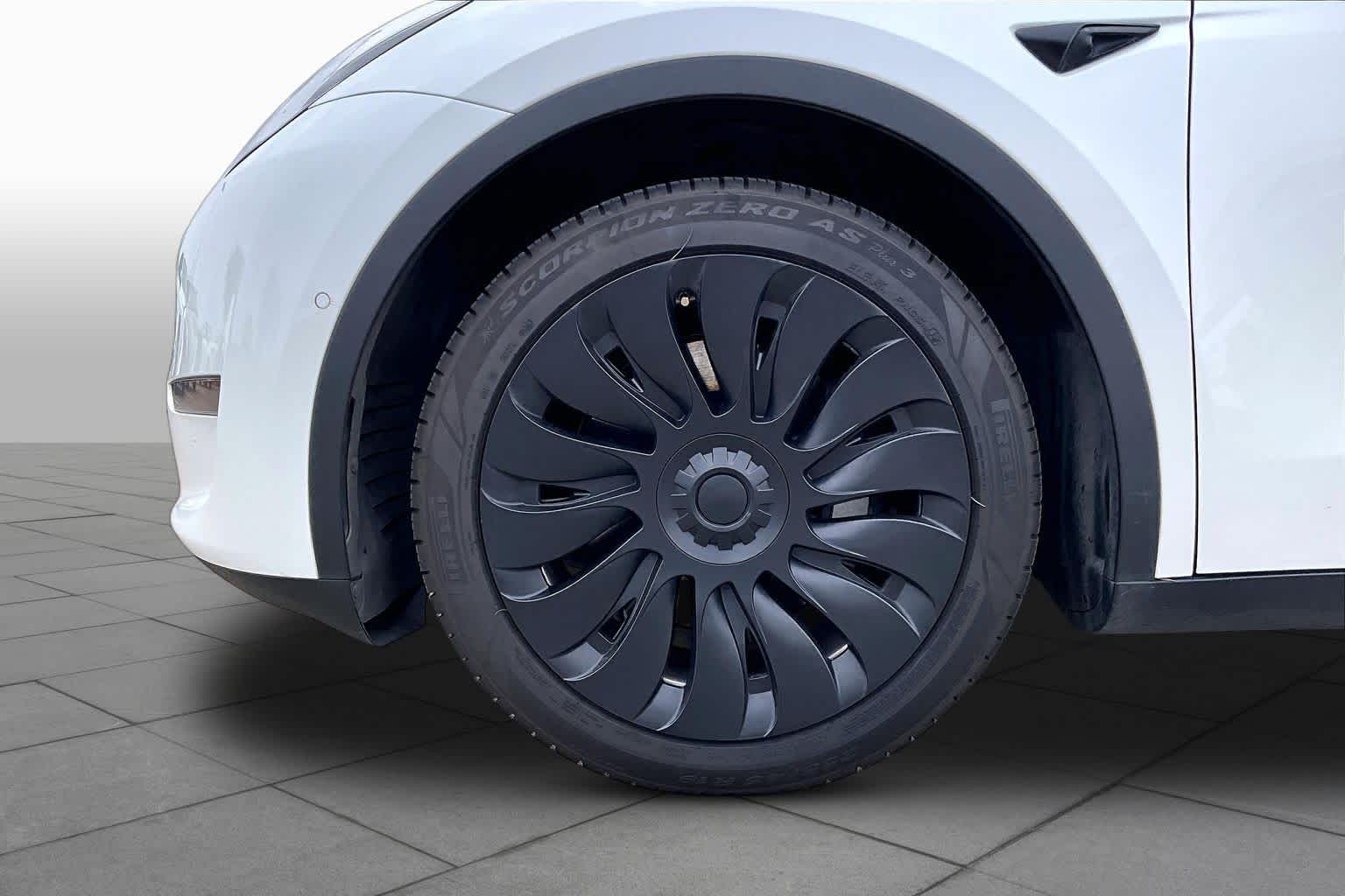 2021 Tesla Model Y Long Range Pearl White Multi-Coat at Westside Kia