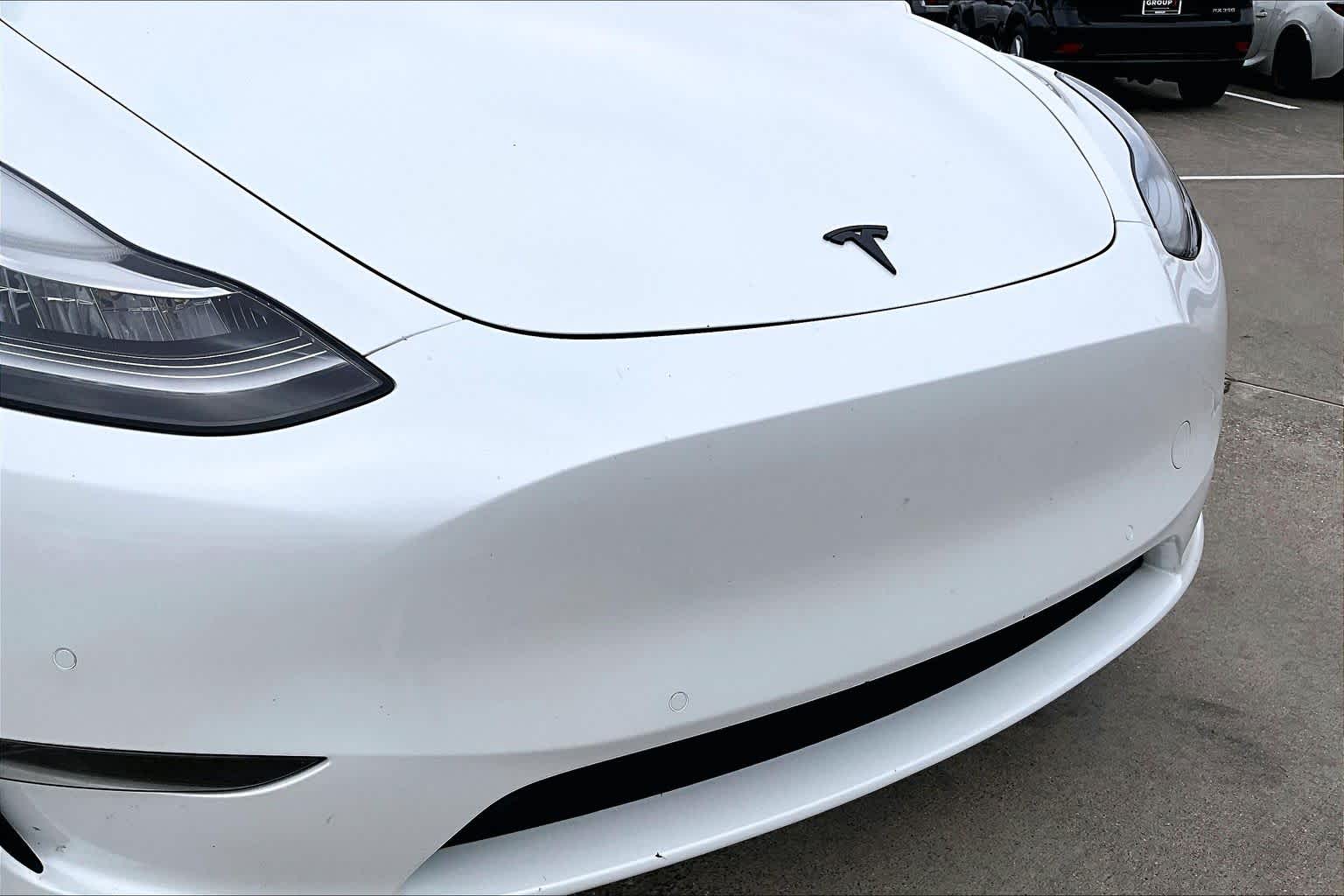 2021 Tesla Model Y Long Range Pearl White Multi-Coat at Westside Kia
