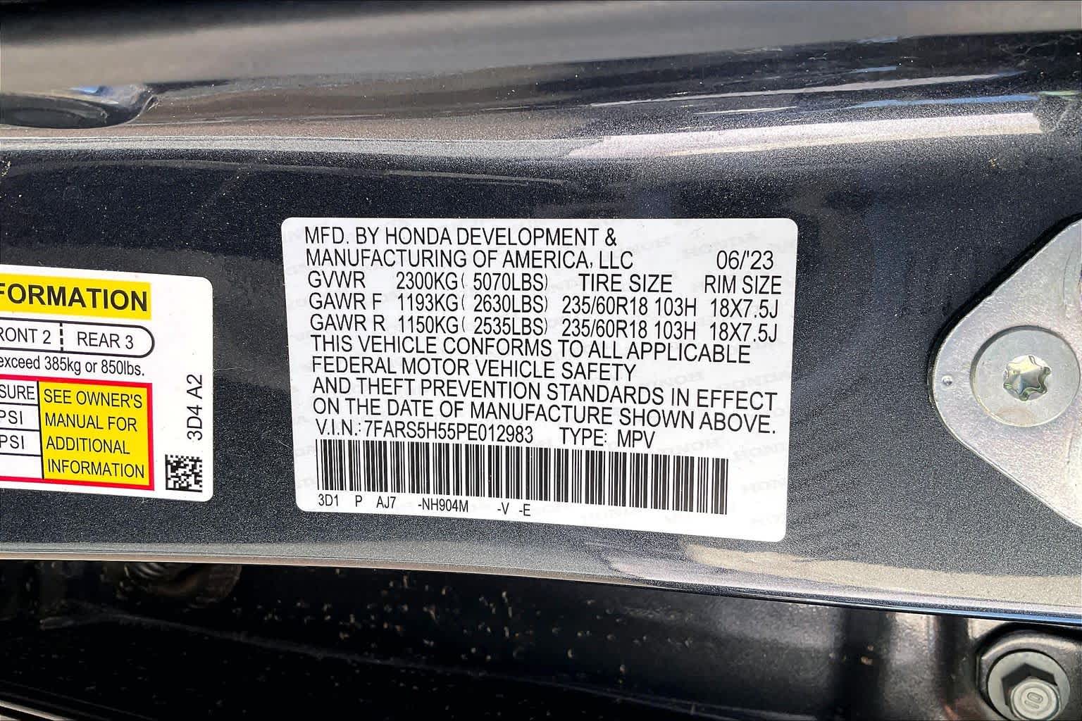 2023 Honda CR-V Hybrid photo 36 of 36