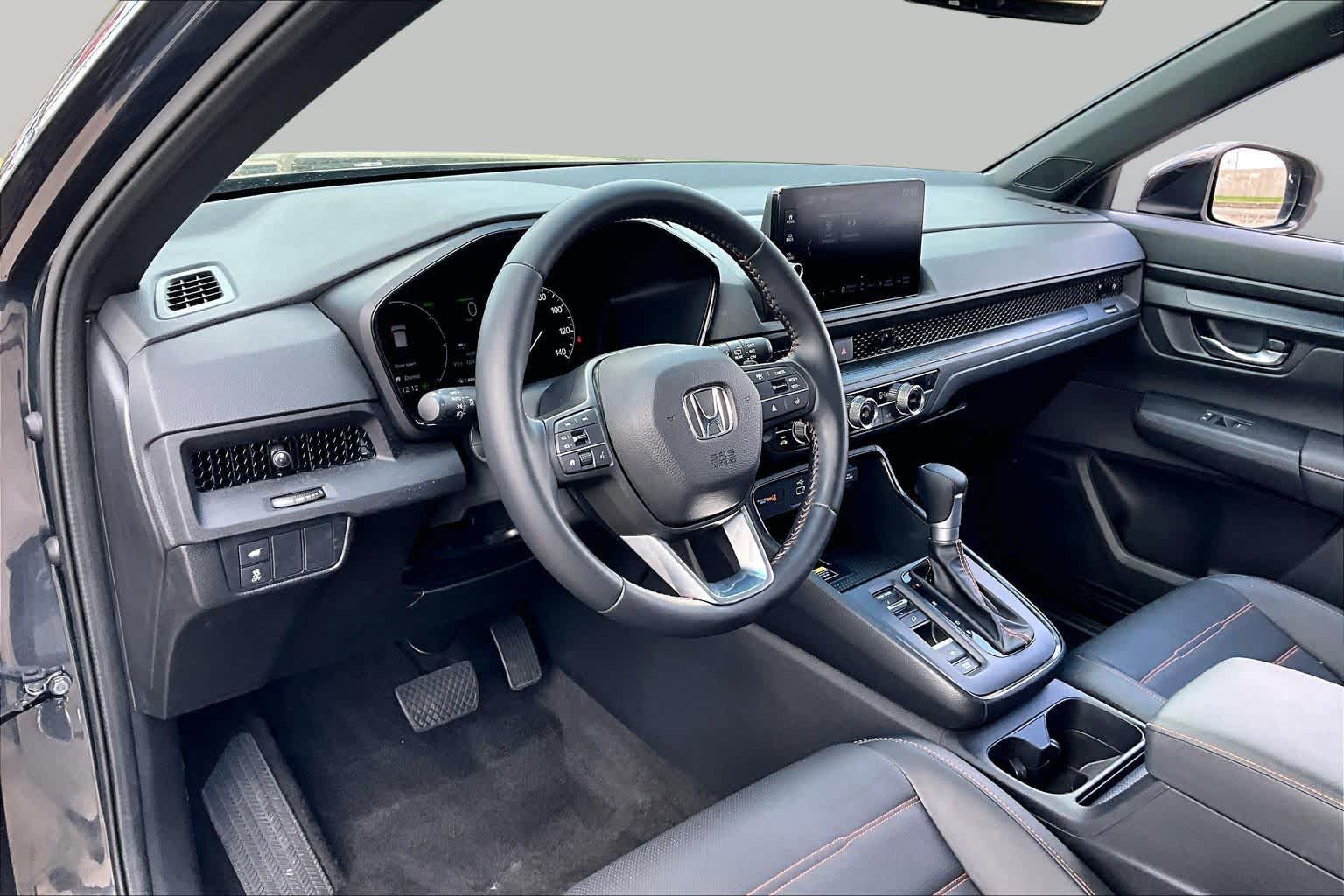 2025 Honda CR-V Hybrid Sport-L Meteorite Gray Metallic at Honda of Clear Lake
