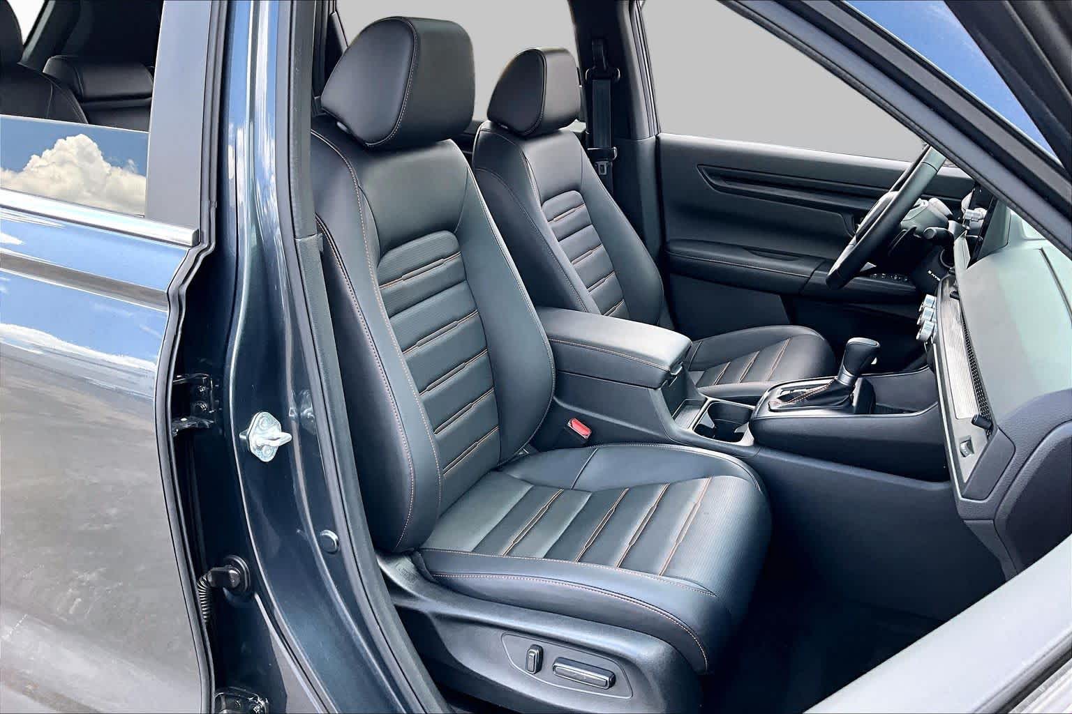 2025 Honda CR-V Hybrid Sport-L Meteorite Gray Metallic at Honda of Clear Lake