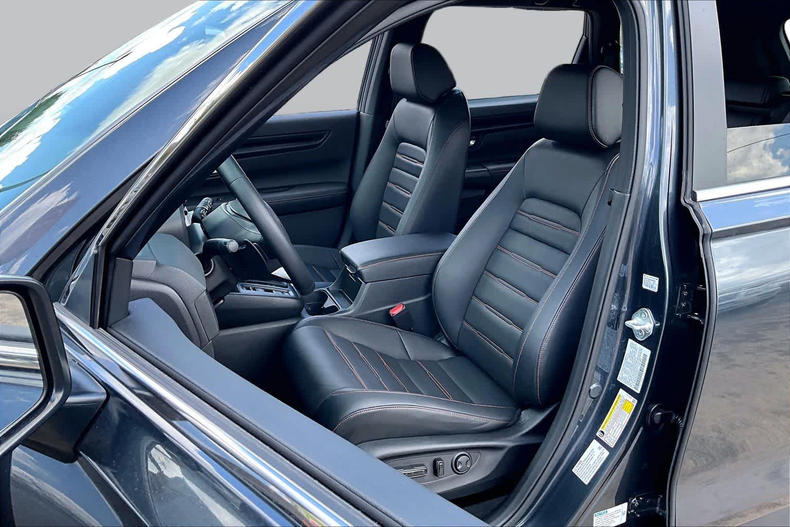 2025 Honda CR-V Hybrid Sport-L Meteorite Gray Metallic at Honda of Clear Lake