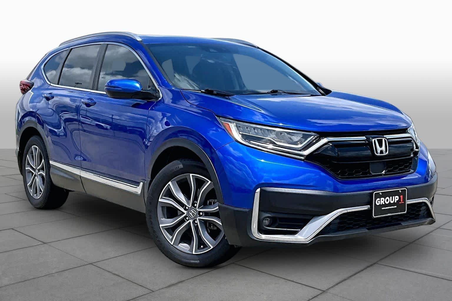 2021 Honda CR-V Touring Aegean Blue Metallic at Honda of Clear Lake