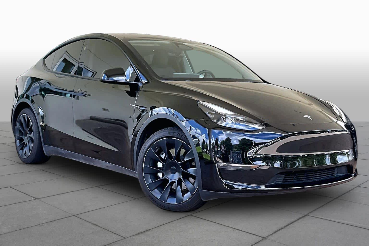 2023 Tesla Model Y Long Range Solid Black at AutoNation USA Katy