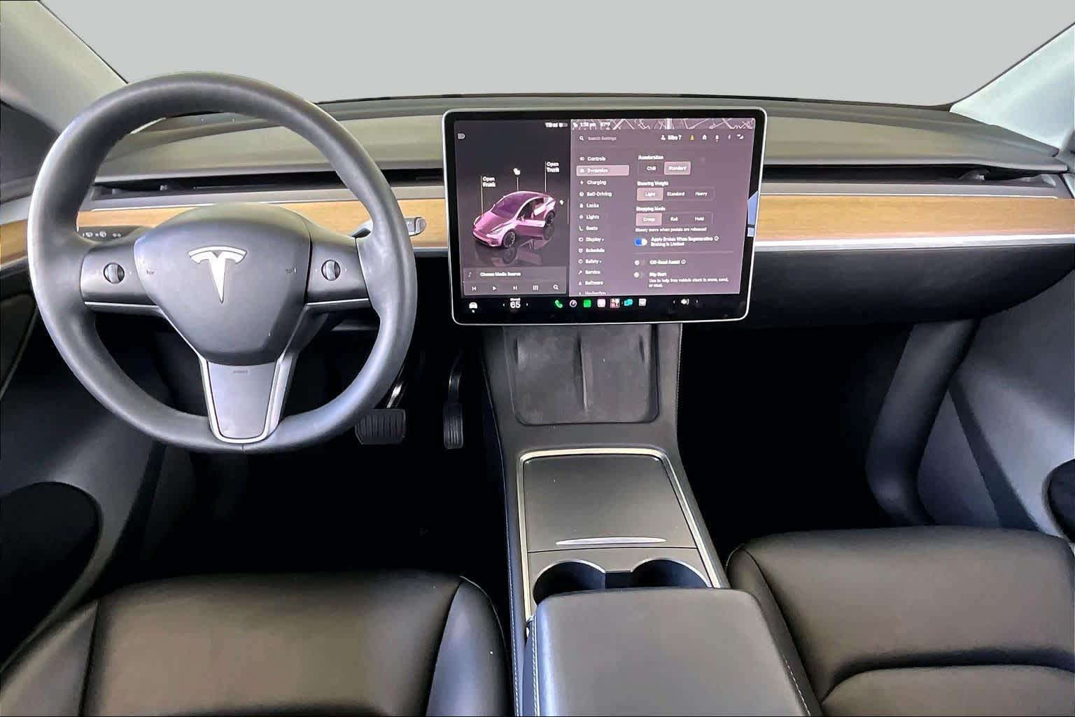 2023 Tesla Model Y Long Range Solid Black at AutoNation USA Katy